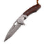 High-carbon steel M390 Damascus steel outdoor folding knife, survival knife for the outdoors