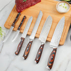 15-Piece Professional Kitchen Knife Set with Wooden Block & Sharpener