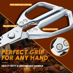 High-Hard Stainless Steel Kitchen Scissors, Aluminum Handle Dishwasher Safe