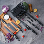 19-Piece Ultra-Sharp Kitchen Knife Set with Block