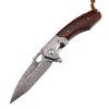 High-carbon steel M390 Damascus steel outdoor folding knife, survival knife for the outdoors