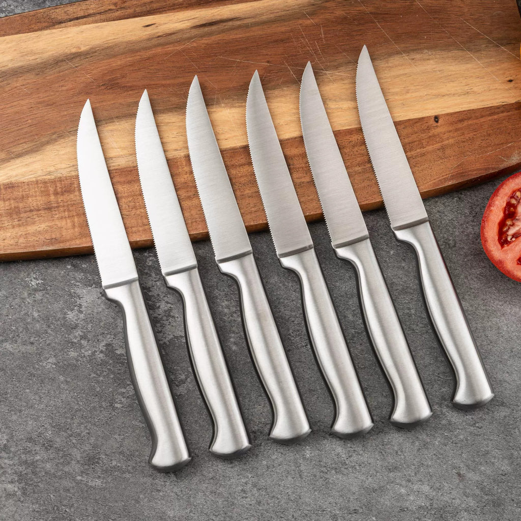 15-Piece High-Quality Kitchen Knife Set with Wooden Block