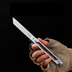 Full Steel Stainless Steel Folding Knife, EDC Outdoor Tool