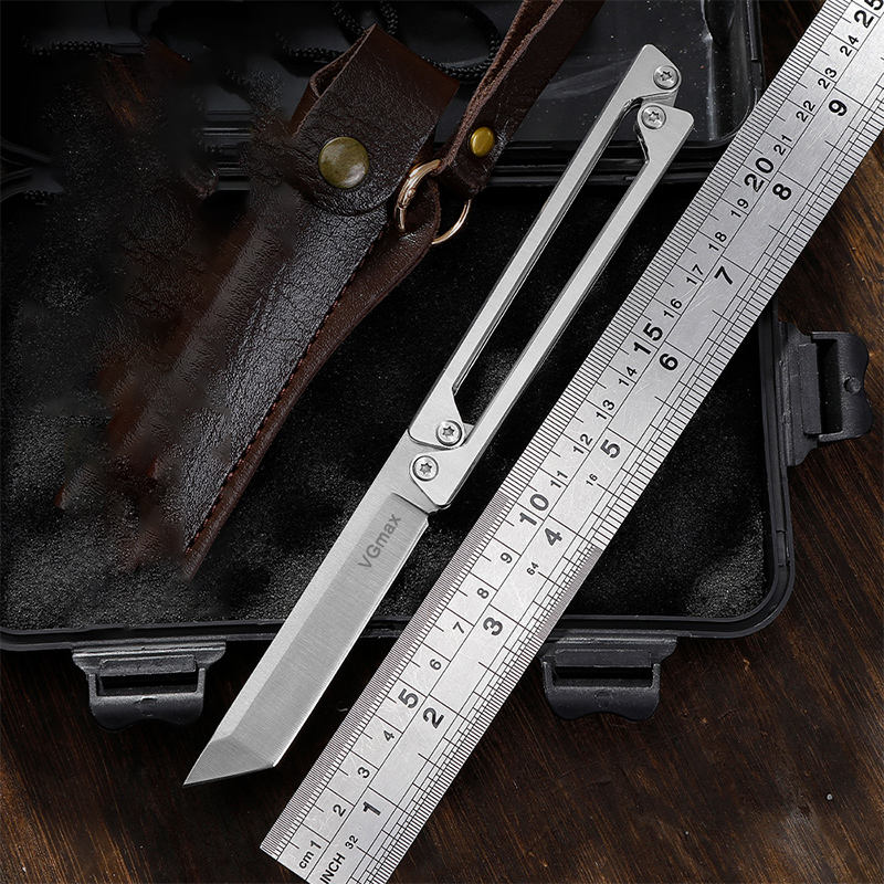 Full Steel Stainless Steel Folding Knife, EDC Outdoor Tool