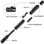 Multi-Functional Tactical Pen, Outdoor EDC Survival Tool