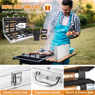 38-Piece Stainless Steel BBQ Tool Set with Aluminum Case