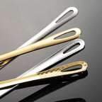 Korean-Style Stainless Steel Long-Handle Food Tongs