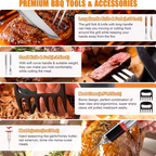 38-Piece Stainless Steel BBQ Tool Set with Aluminum Case