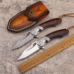 High-carbon steel M390 Damascus steel outdoor folding knife, survival knife for the outdoors
