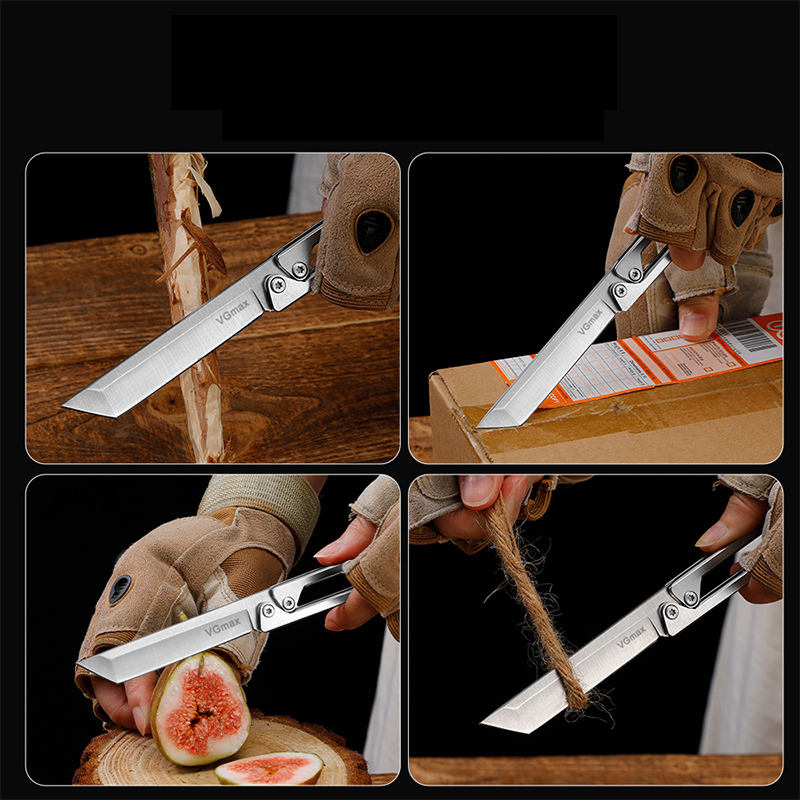 Full Steel Stainless Steel Folding Knife, EDC Outdoor Tool