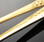 Korean-Style Stainless Steel Long-Handle Food Tongs