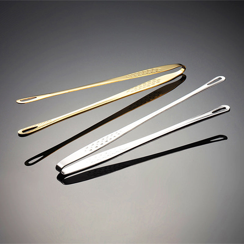Korean-Style Stainless Steel Long-Handle Food Tongs