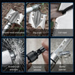 Portable Multi-Functional Outdoor Shovel, Detachable Survival Tool
