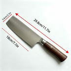 7 Inch 9Cr18Mov High Carbon Steel Chinese Vegetable Cleaver