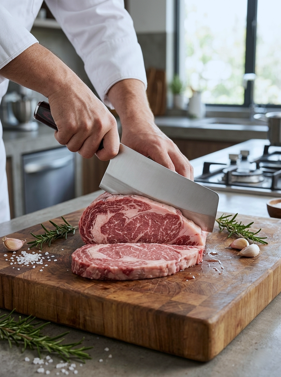 4Cr13MoV Stainless Steel Kitchen Chopping Knife Secondary image