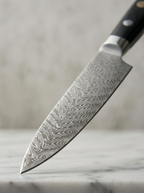5.5 Inch 67-Layer Damascus Steel Multipurpose Utility Knife, Black Micarta Handle with Decorative Brass Flower Rivet, Premium Small Kitchen Paring Knife with Luxury Wooden Gift Box