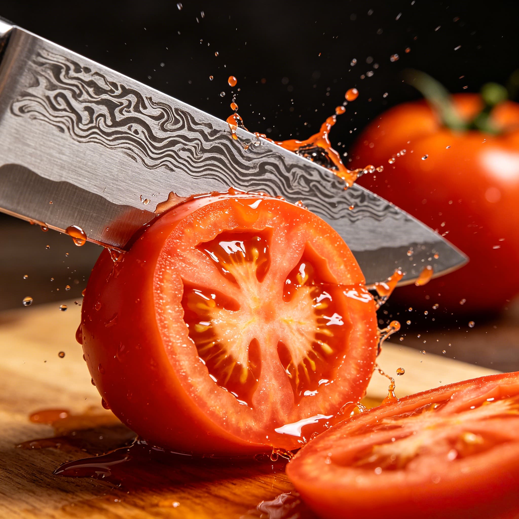Hand Forged Damascus Steel 3 Pieces Culinary Knife Set – Luxury Kitchen Essential