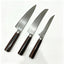 Hand Forged Damascus Steel 3 Pieces Culinary Knife Set – Luxury Kitchen Essential
