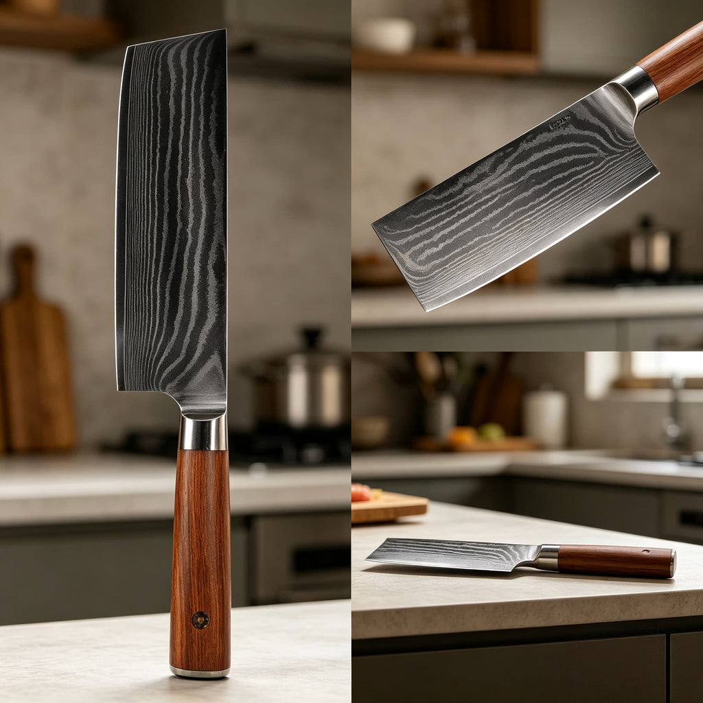 7 Inch Multi-Functional Nakiri Knife