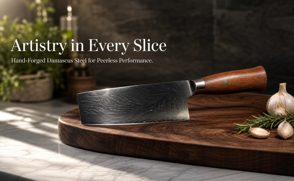 7 Inch Authentic 67-Layer Damascus Steel Nakiri Knife with Solid Ebony Wood Handle