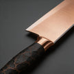 6-Piece Rose Gold Titanium-Coated Kitchen Knife Gift Set, with Non-Slip Handles and Ergonomic Design