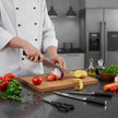 6 Pcs Polished Stainless Steel Kitchen Knife Set with Crocodile Non-Slip Handles