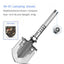 Portable Multi-Functional Outdoor Shovel, Detachable Survival Tool