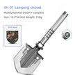 Portable Multi-Functional Outdoor Shovel, Detachable Survival Tool
