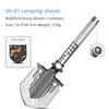 Portable Multi-Functional Outdoor Shovel, Detachable Survival Tool