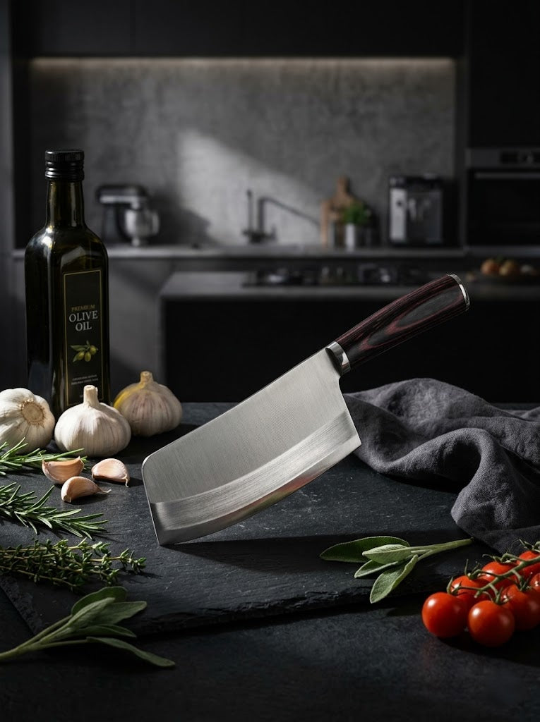 4Cr13MoV Stainless Steel Kitchen Chopping Knife