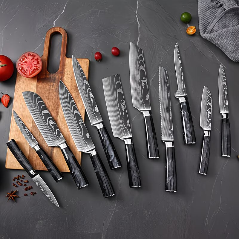 10-Piece Premium Kitchen Knife Set