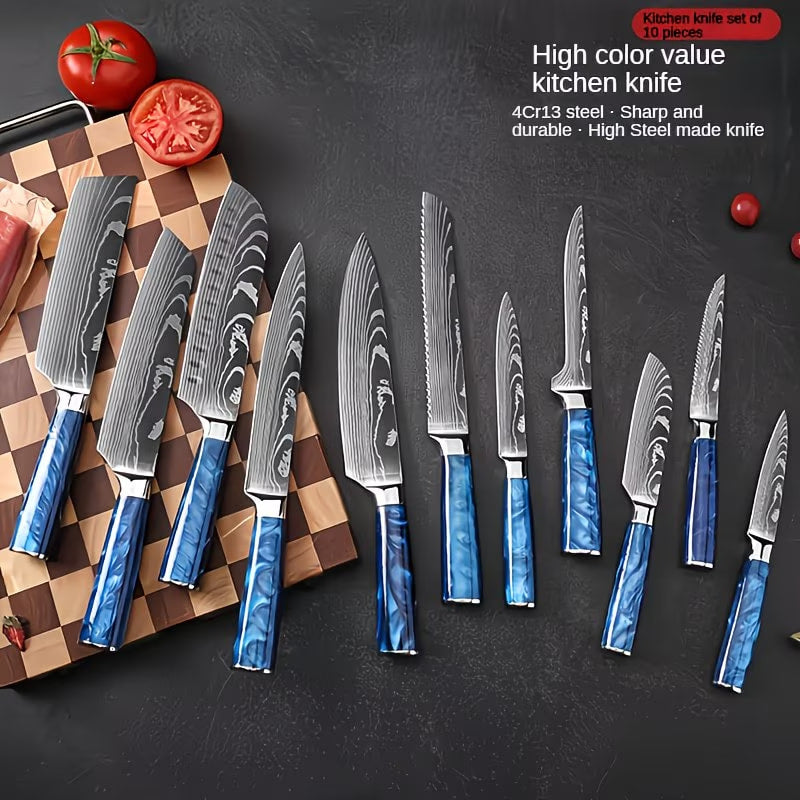 10-Piece Premium Kitchen Knife Set