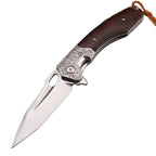 High-carbon steel M390 Damascus steel outdoor folding knife, survival knife for the outdoors
