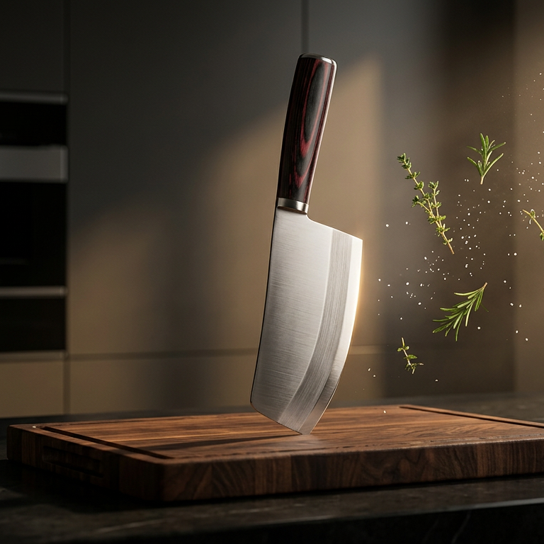 4Cr13MoV Stainless Steel Kitchen Chopping Knife