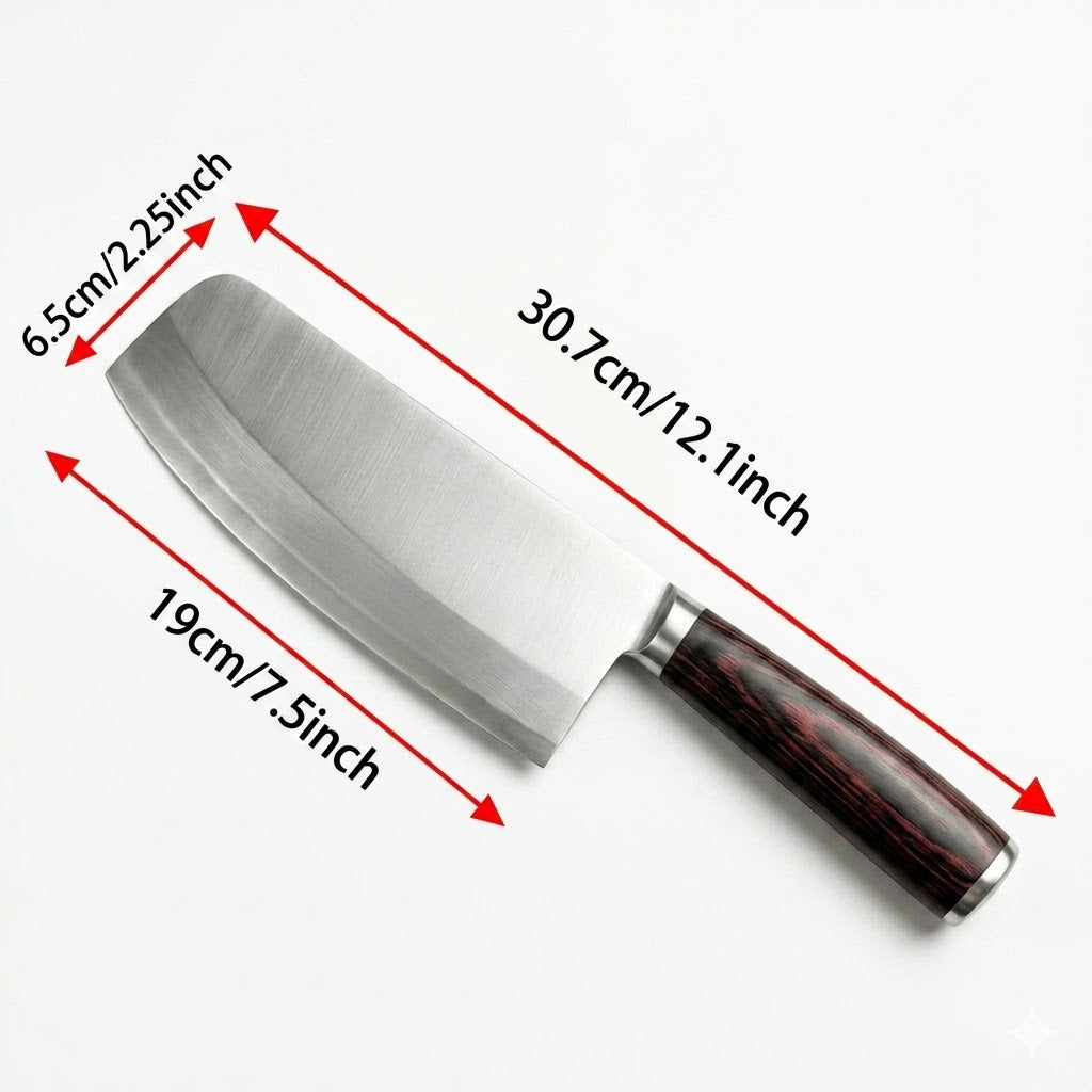 4Cr13MoV Stainless Steel Kitchen Chopping Knife