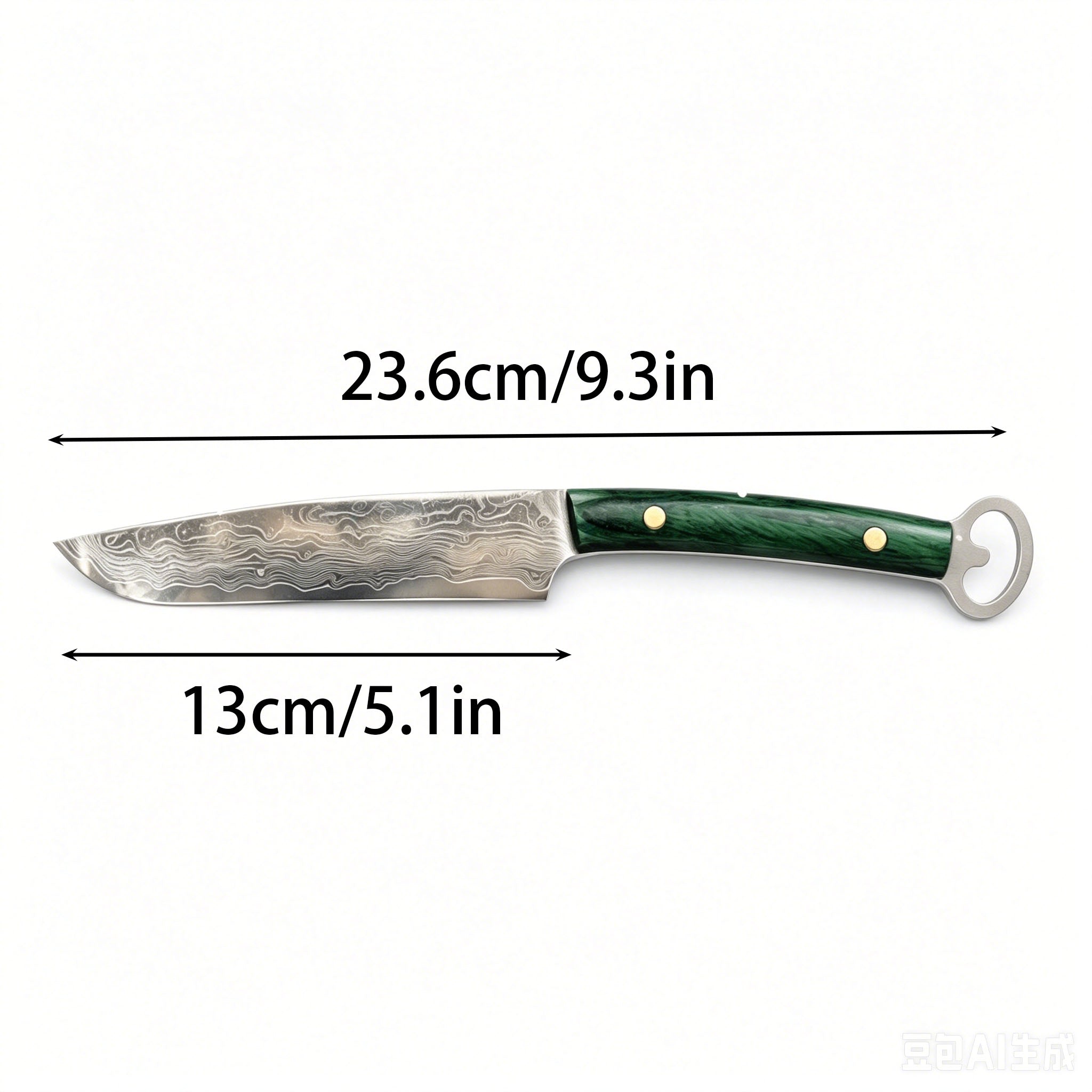 5 Inch 67-Layer Damascus Multi-Purpose Kitchen Knife with Built-in Bottle Opener
