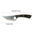 Hand Forged 5Cr15 Damascus Boning & Utility Chef Knife