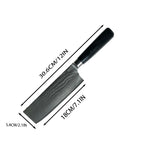 7 Inch 67-Layer High Carbon Damascus Steel Nakiri Knife, Ebony Wood Handle Japanese Vegetable Cleaver for Home & Professional Cooking
