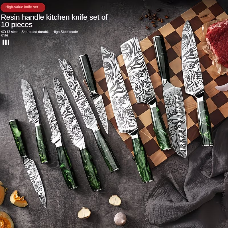10-Piece Premium Kitchen Knife Set