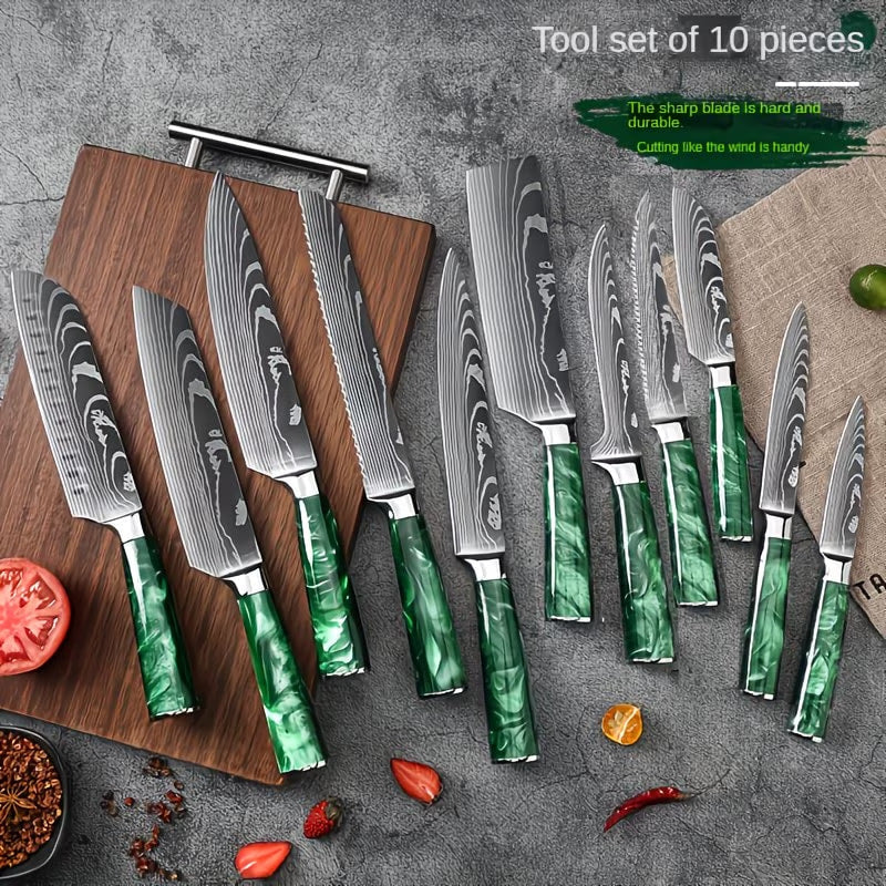 10-Piece Premium Kitchen Knife Set