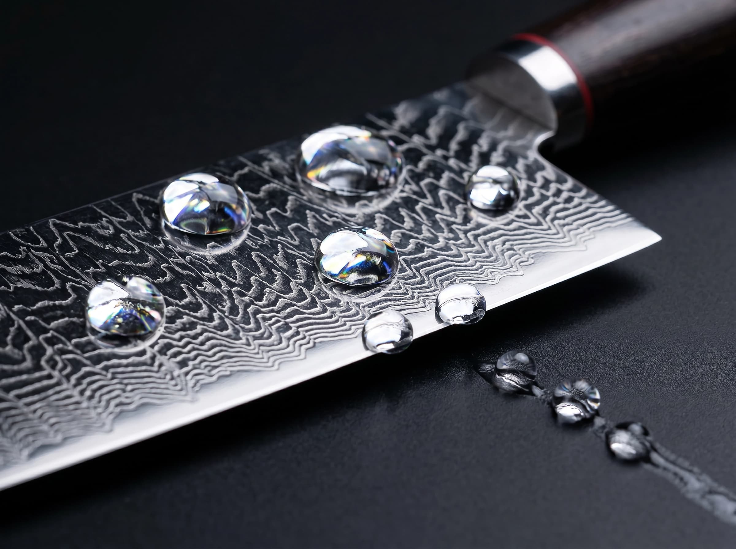 67-Layer 9Cr18 Damascus Chinese Cleaver Knife