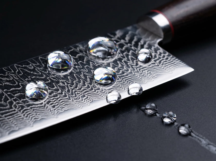 67-Layer 9Cr18 Damascus Chinese Cleaver Knife