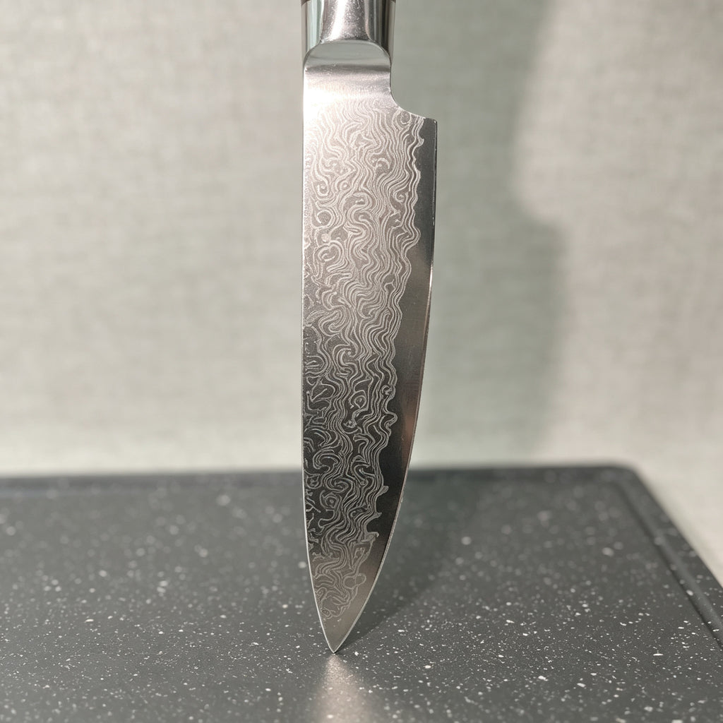 5 Inch 67-Layer Damascus Multipurpose Utility Paring Knife, Ergonomic Color-Stained Hardwood Handle