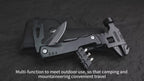 EDC Outdoor Multi-Functional Tactical Hammer with Folding Knife & Pliers