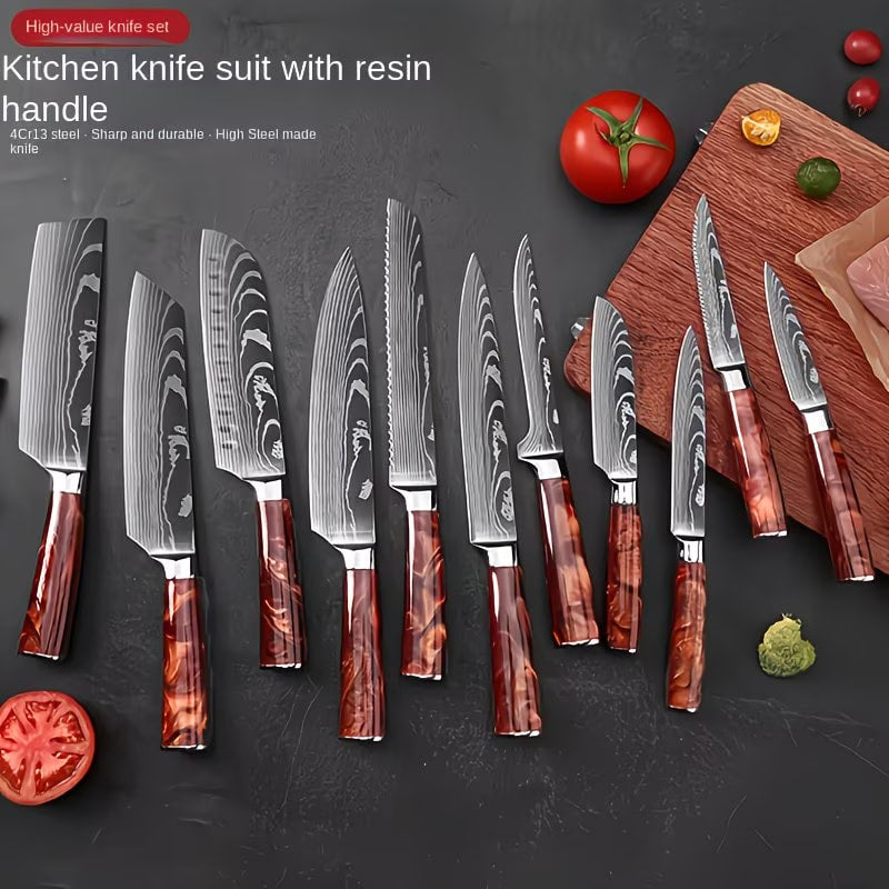10-Piece Premium Kitchen Knife Set